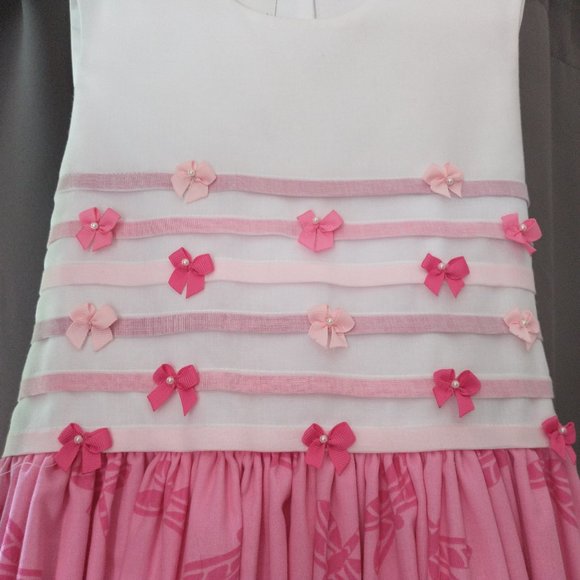 Butterfly Long Dress Flower Girls Size 10 NWOT - Picture 2 of 6